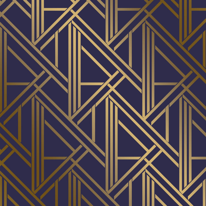 Geo Lattice Art deco stencil for painting furniture