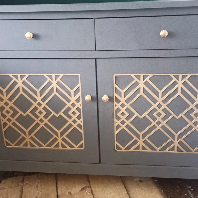 Deco Lattice wooden inlay / onlay