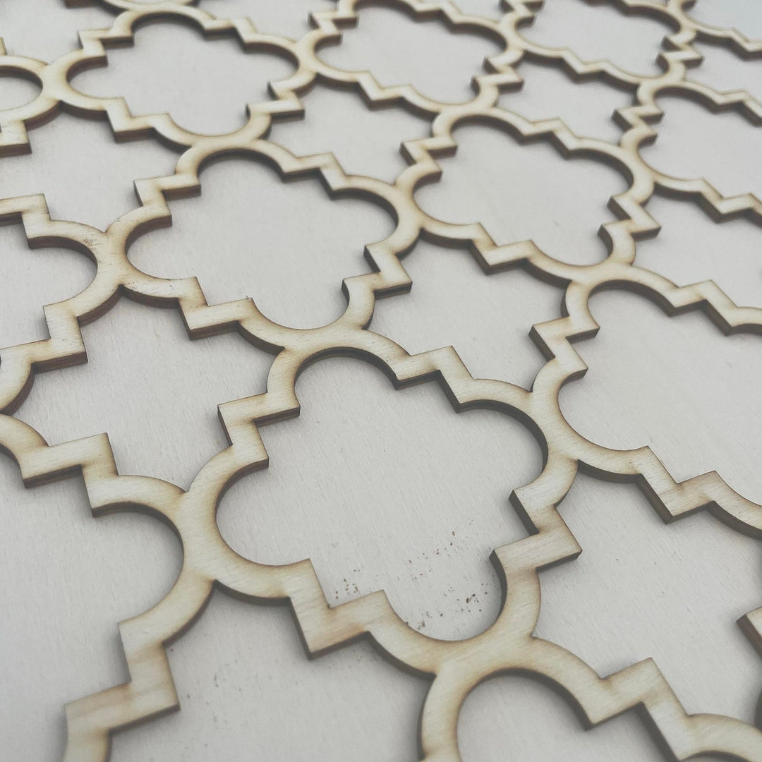 Moroccan onlay - adhesive furniture panel - decorative panel - stencilup.co.uk