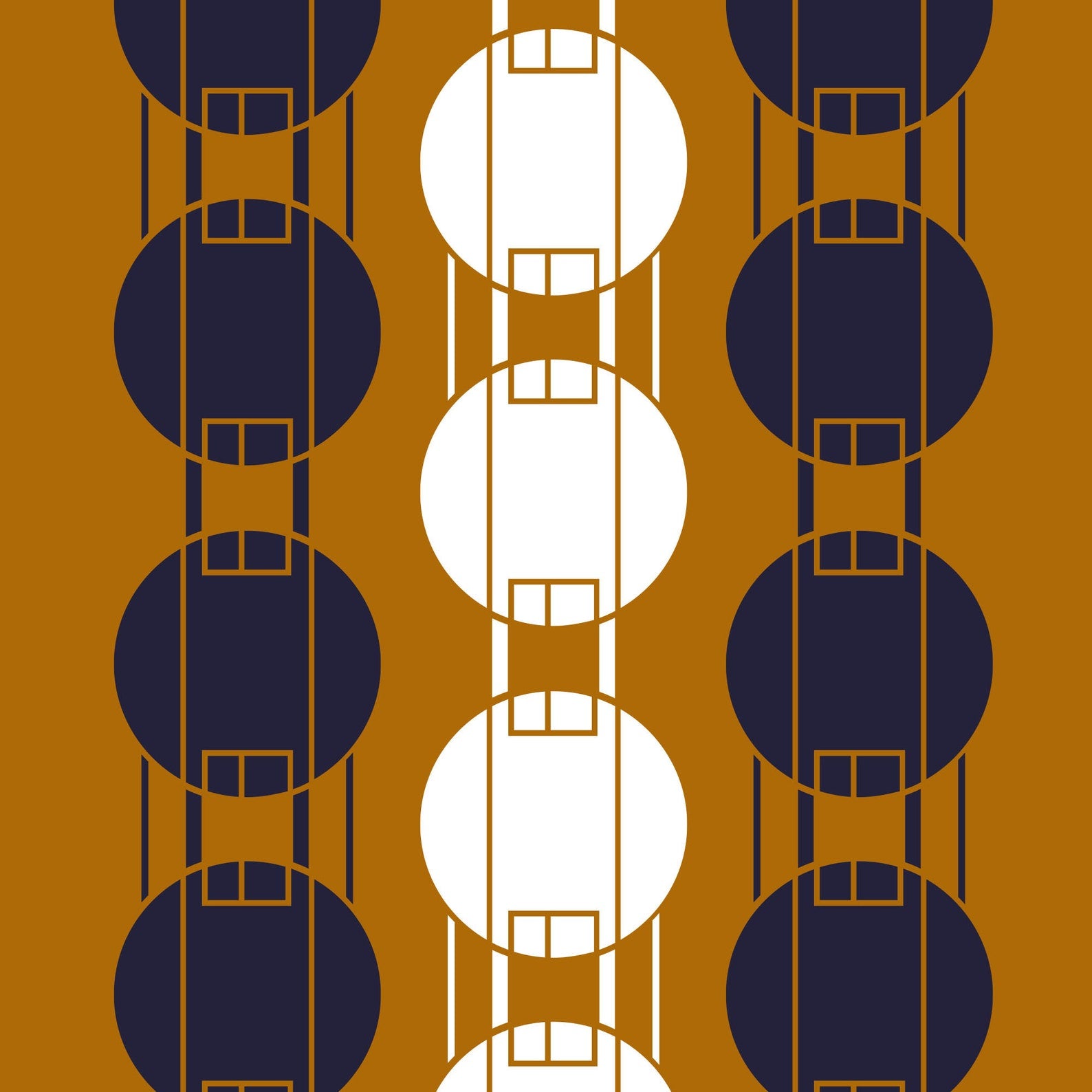 mid century modern stencil - Rowe stencil - stencil.co.uk