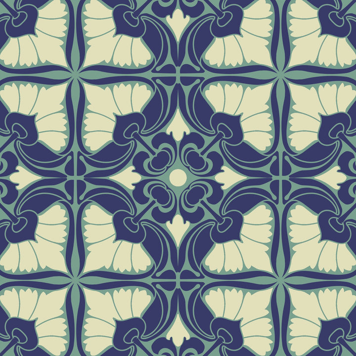 Nouveau Lotus Craft Stencil