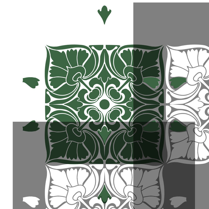Nouveau Lotus Craft Stencil