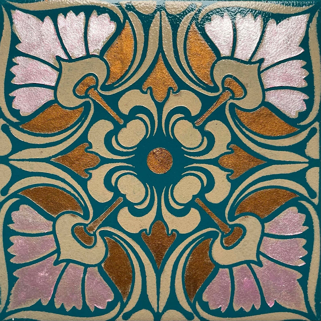 Nouveau Lotus Craft Stencil