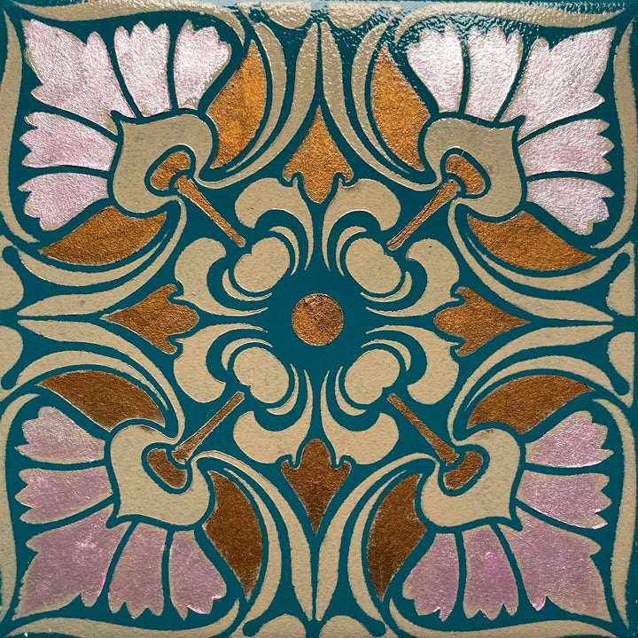 Nouveau Lotus Craft Stencil