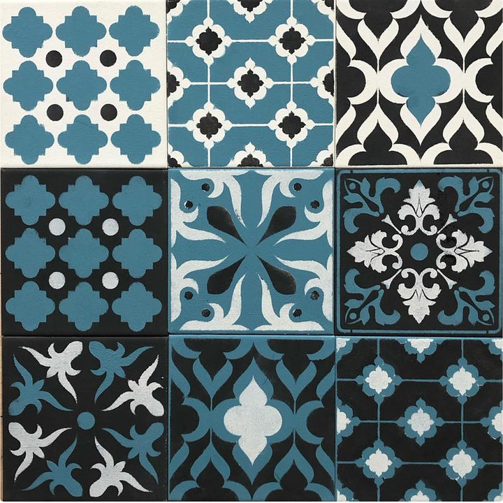 Patchwork Tile Stencil Set
