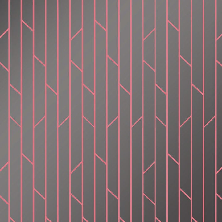 broken lines furniture stencil