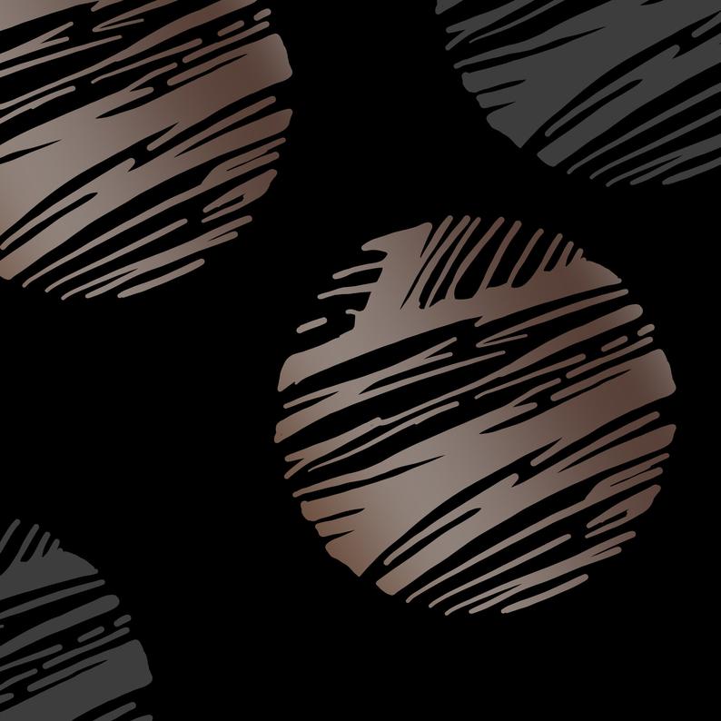 SKETCHED CIRCLES CRAFT STENCIL