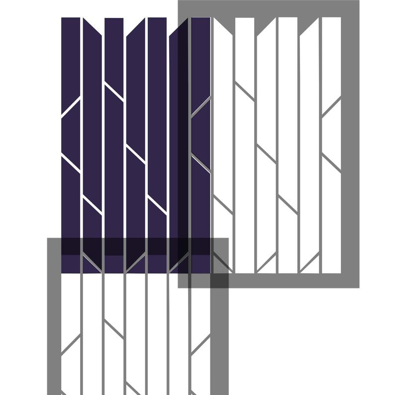 Broken Lines Craft Stencil