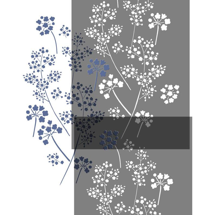 Gypsophila Wall Stencil