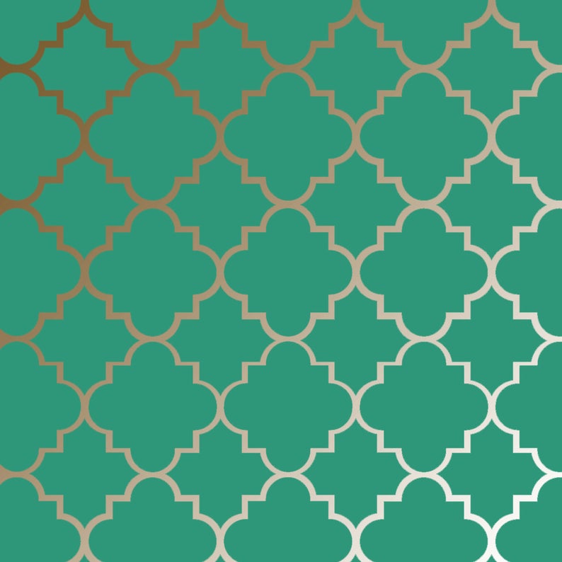 classic moroccan design stencil - Stencil Up