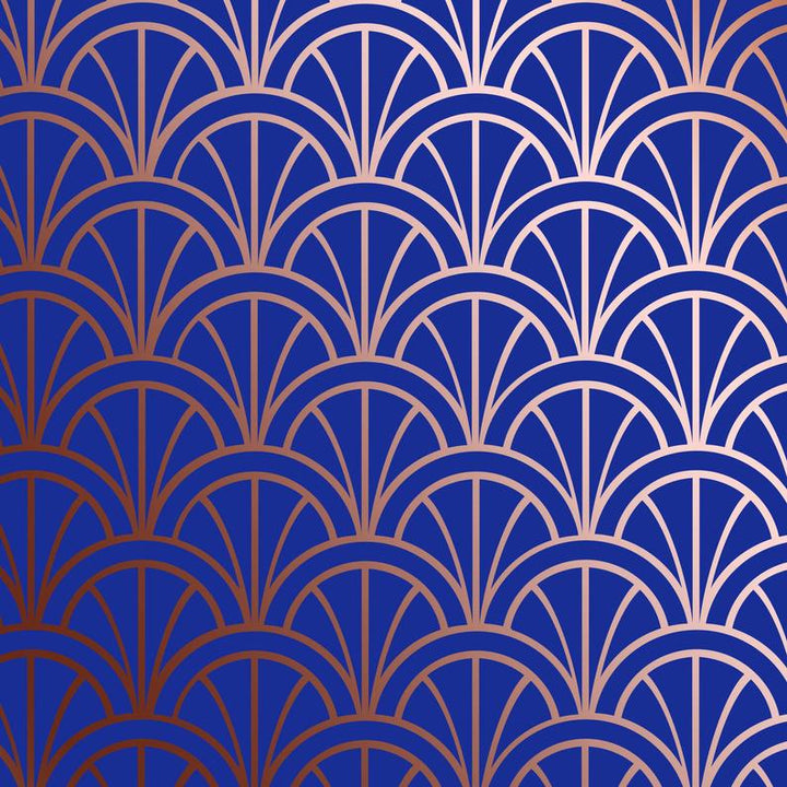 art deco wall stencil pattern