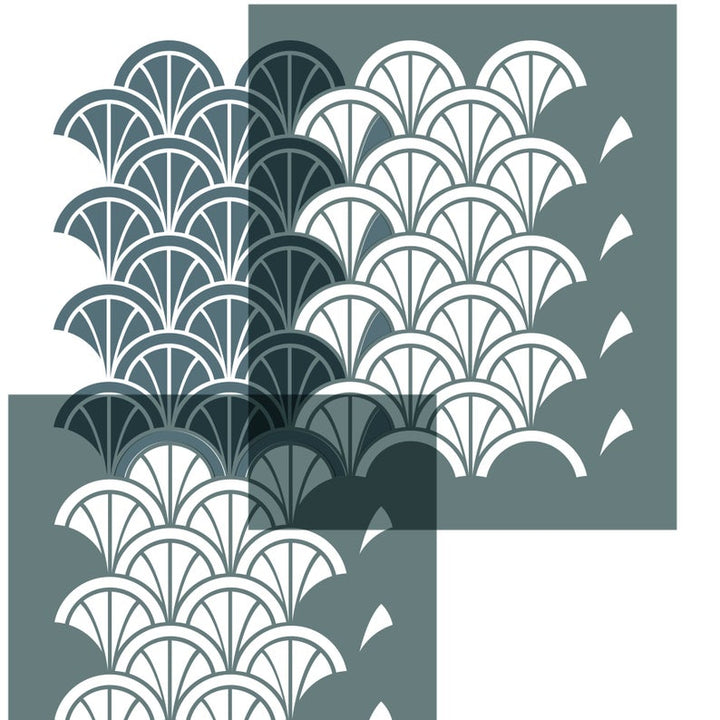 Modern Deco Arches (small) craft stencil