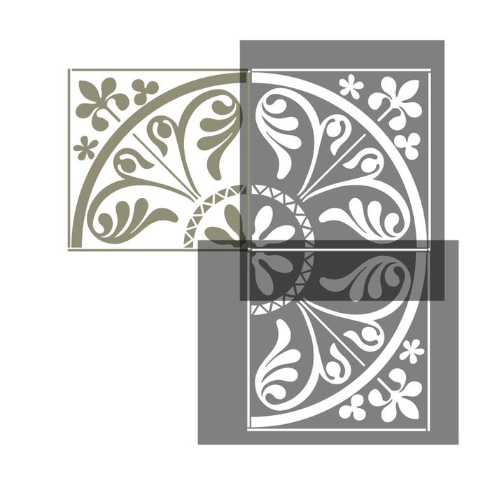 tile stencil for painting floors