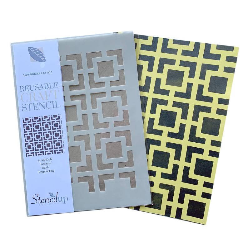 moroccan lattice pattern stencil
