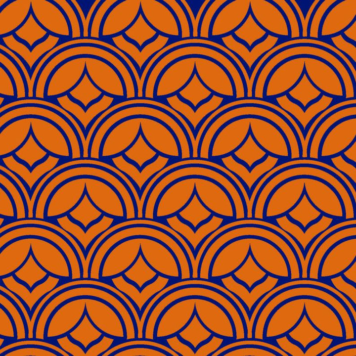 Seventies Flowers furniture stencil