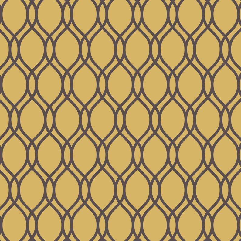 retro wave wall stencil for painting - stencil.co.uk