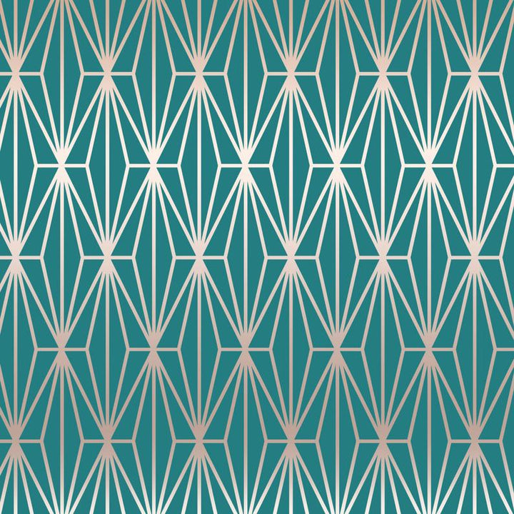 Deo Diamonds - Art Deco stencil for painting - stencilup.co.uk