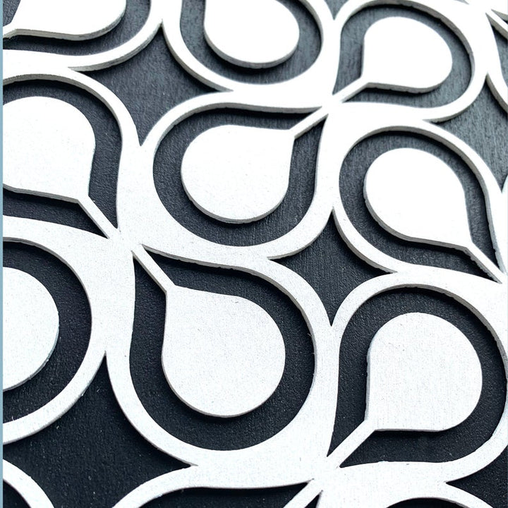 Retro Drops wooden inlay / onlay