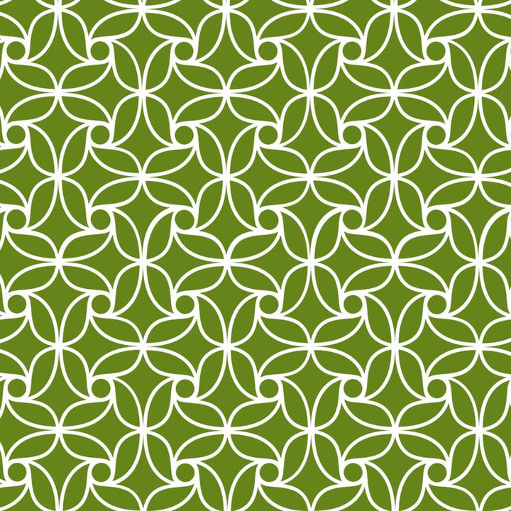 Retro leav repeating pattern stencil for craft -stencilup.co.uk