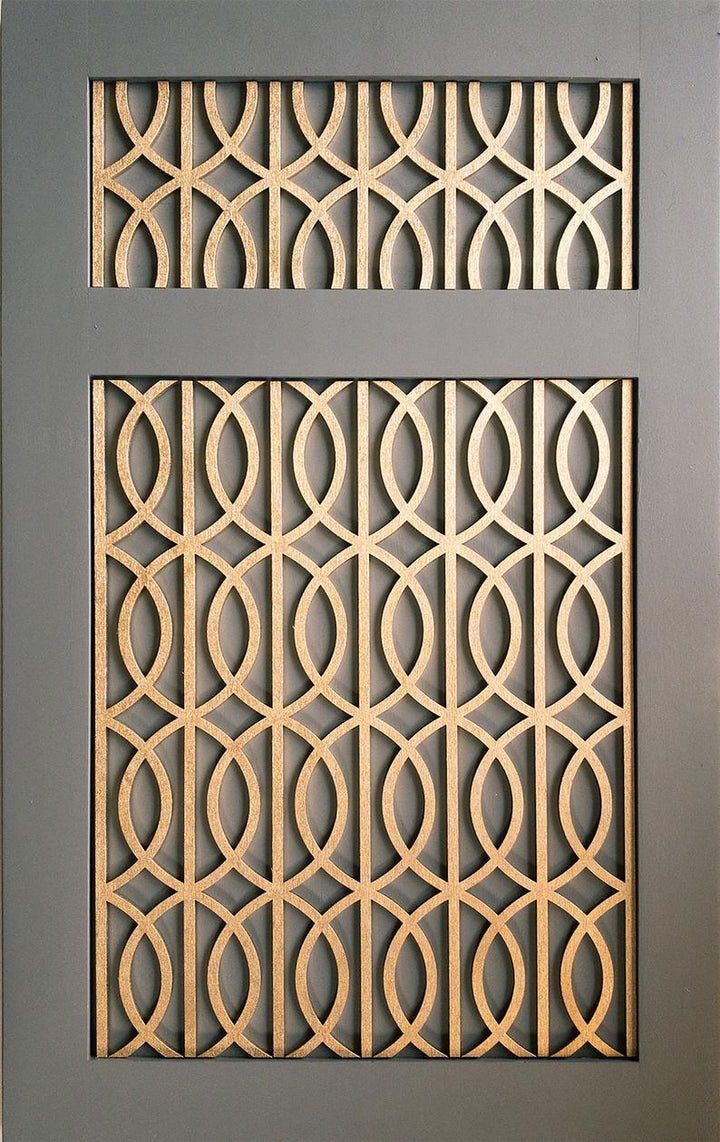 Art Deco Lattoc wooden inlay panel for furniture - stencilup.co.uk