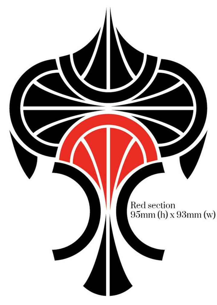 Rotating Deco Arches craft stencil