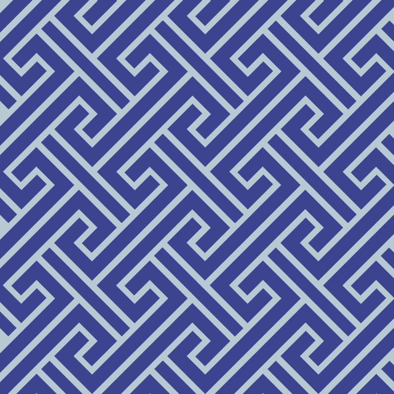 Sayagata pattern stencil for painting - stencilup.co.uk