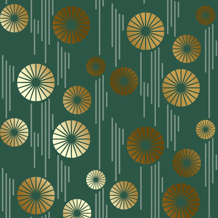 Oriental pine cone stencil for painting furniture - stencilup.co.uk