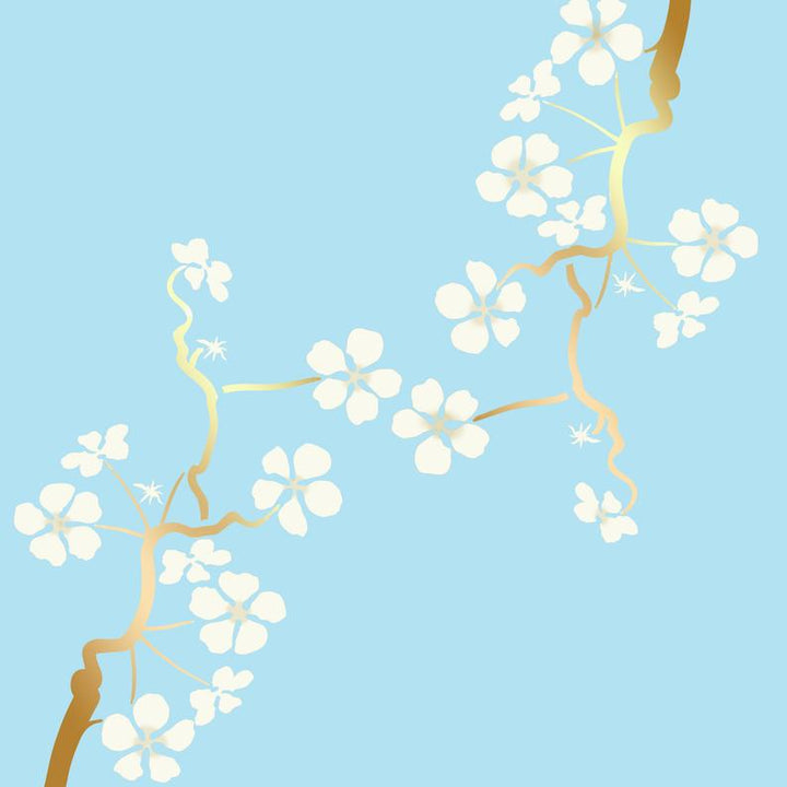 Cheery Blossom stencil for painting furniture and crafts