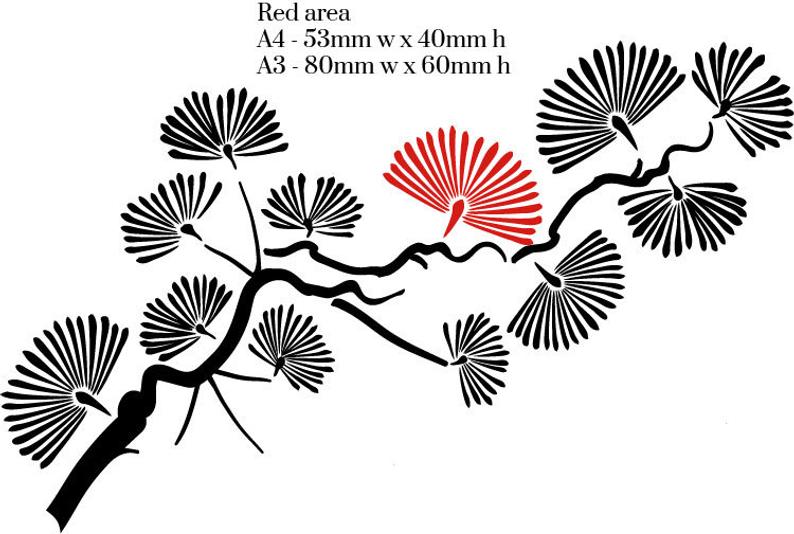 Pine Tree Craft Stencil