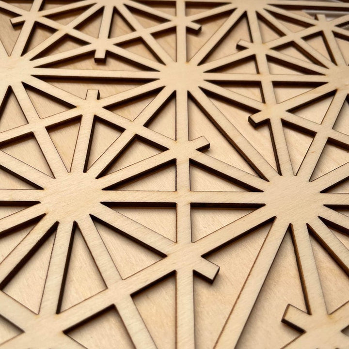 Oriental Screen wooden inlay / onlay