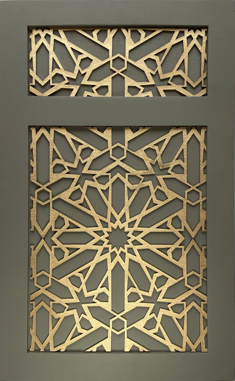 Fez Lattice - Moroccan inspired wooden inlay / onlay