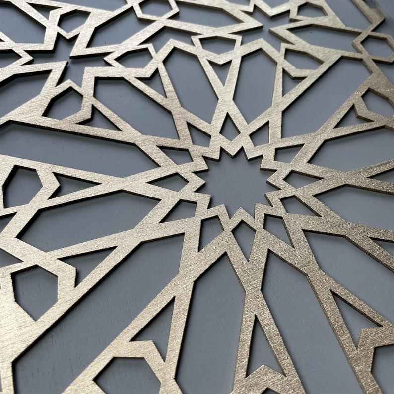 Fez Lattice - Moroccan inspired wooden inlay / onlay