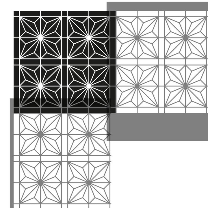 DIAMOND TILES  craft stencil