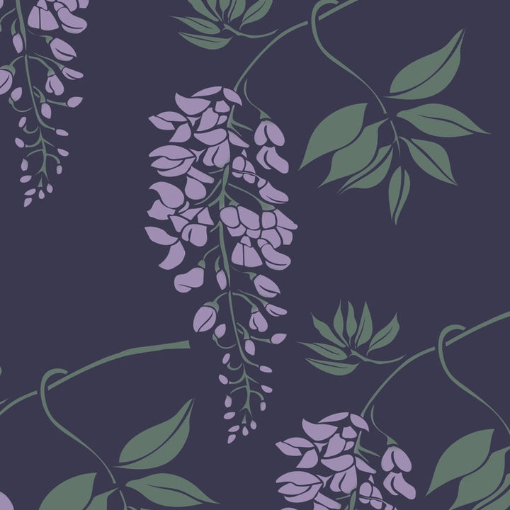wisteria stencil for painting furniture - stencilup.co.uk