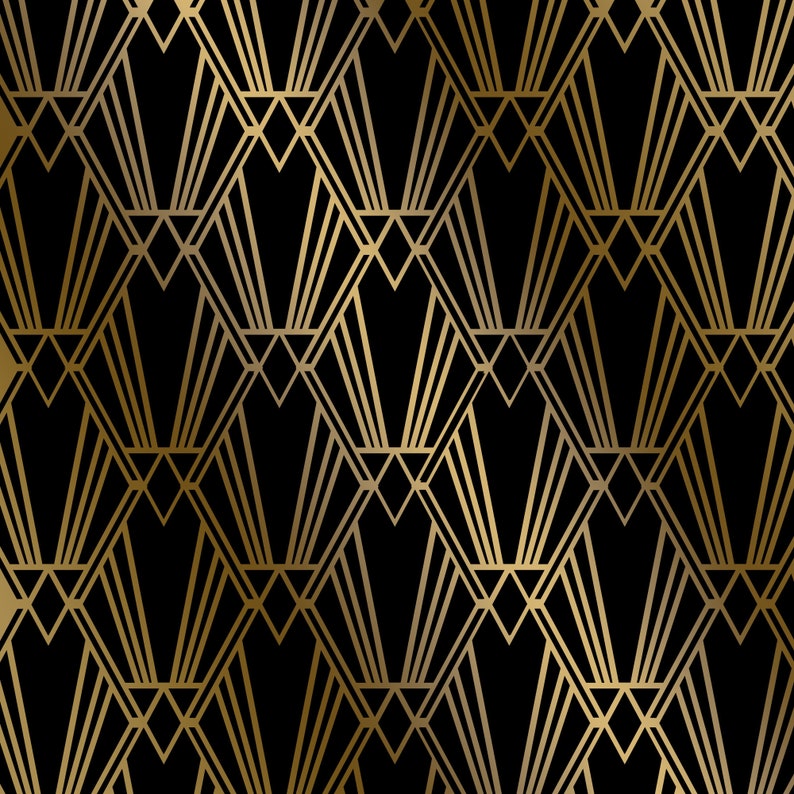 Metropolis Art Deco stencil for painting furniture and crafts - stencil.co.uk