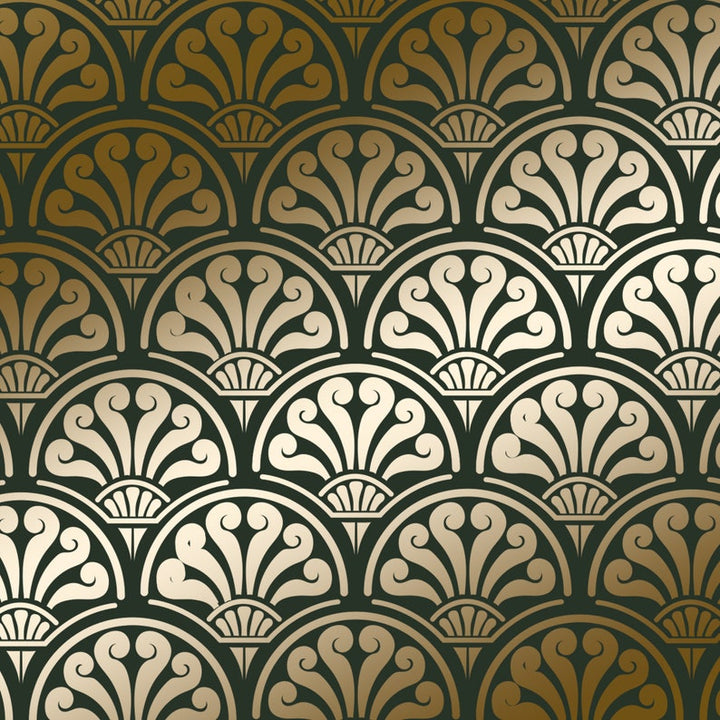 Lloyd Art Deco self adhesive stencil for painting - stencilup.co.uk