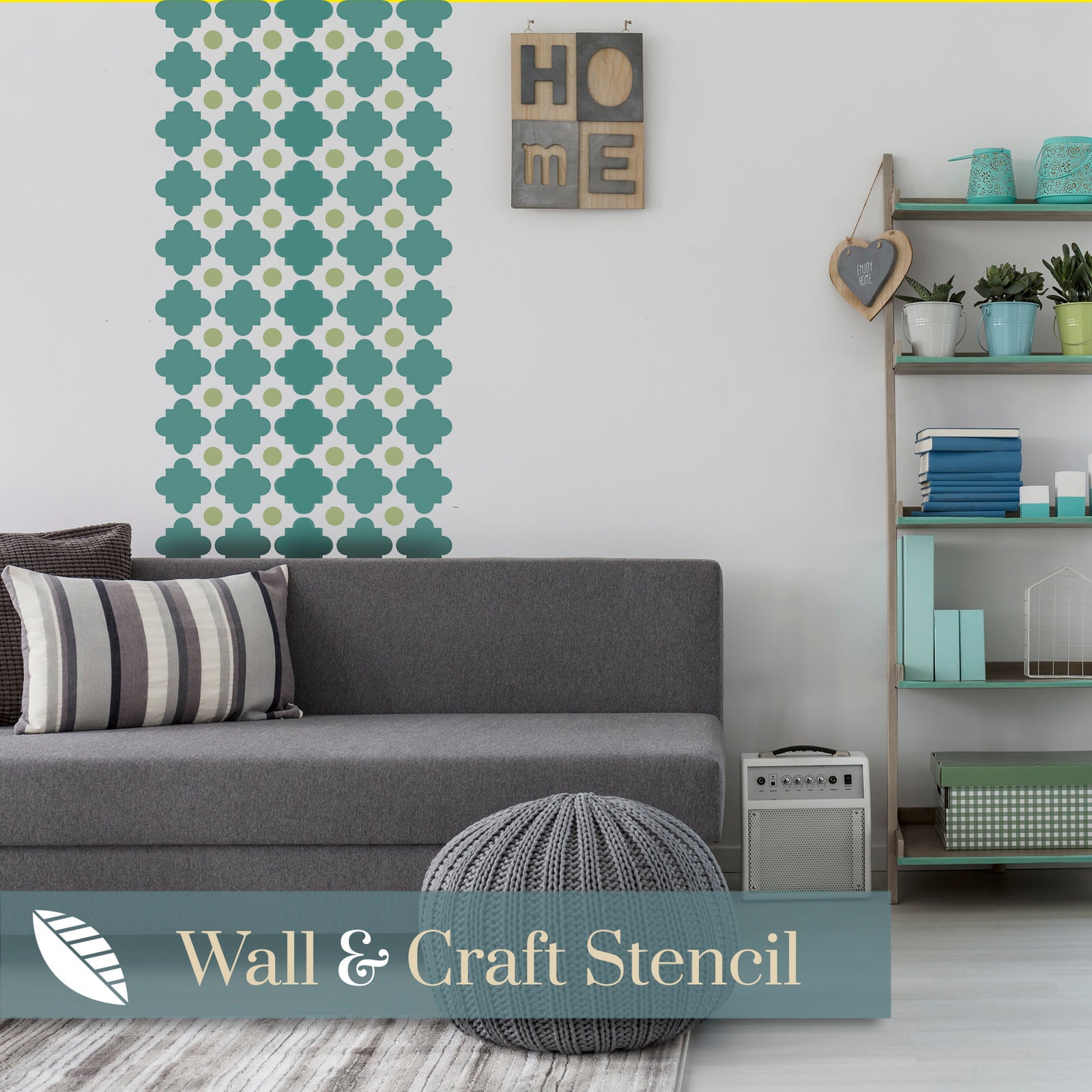 Marakkesh wall stencil