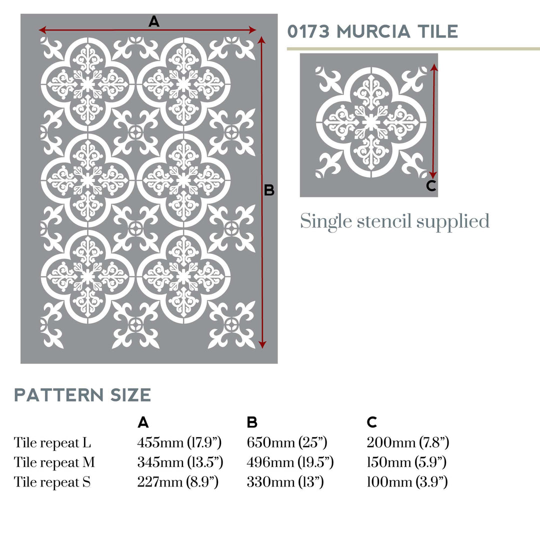 tile stencil design