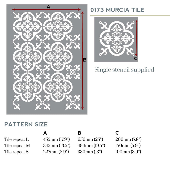 tile stencil design