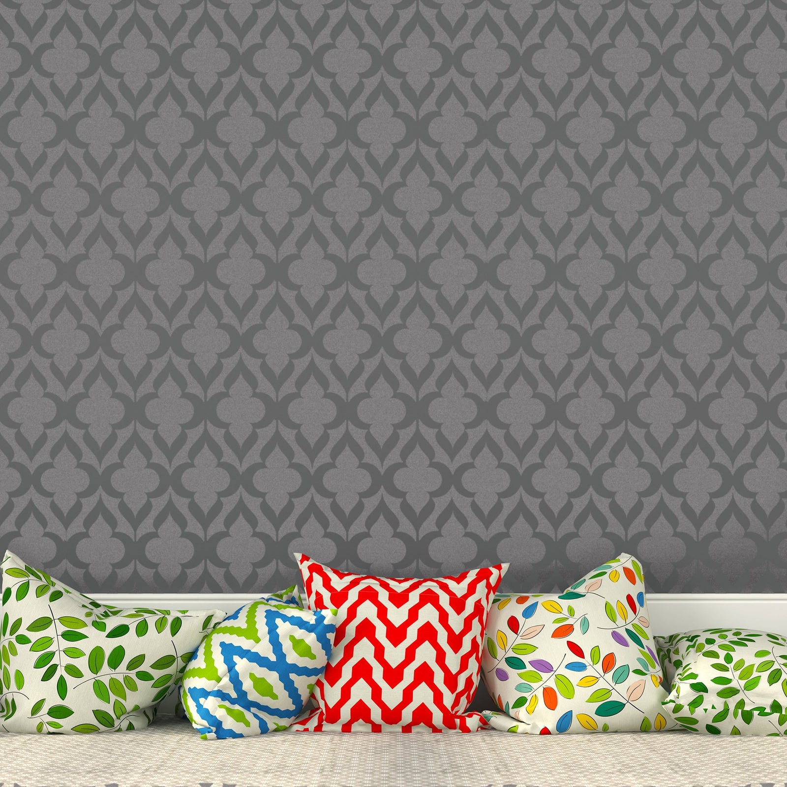 Moroccan wall stencil for painting - Stencil Up