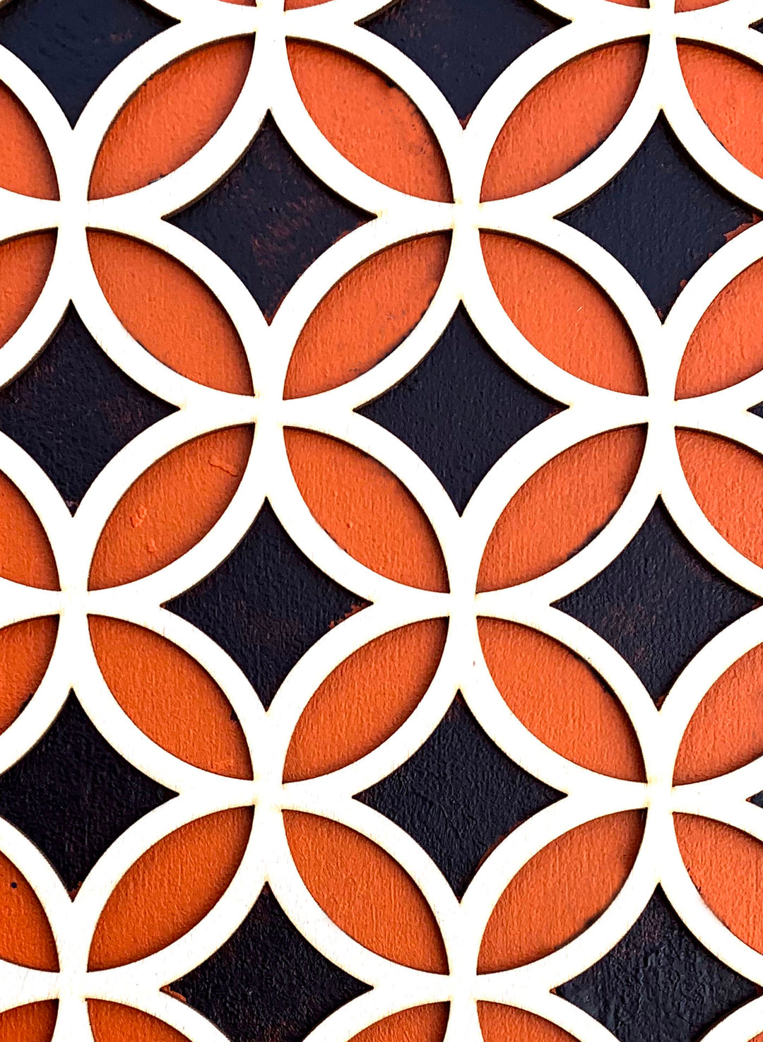 Ellipsed Circles wooden inlay / onlay